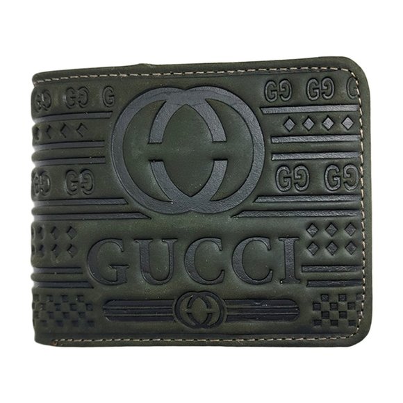Gucci Mens Green Leather Wallet - Picture 2 of 6